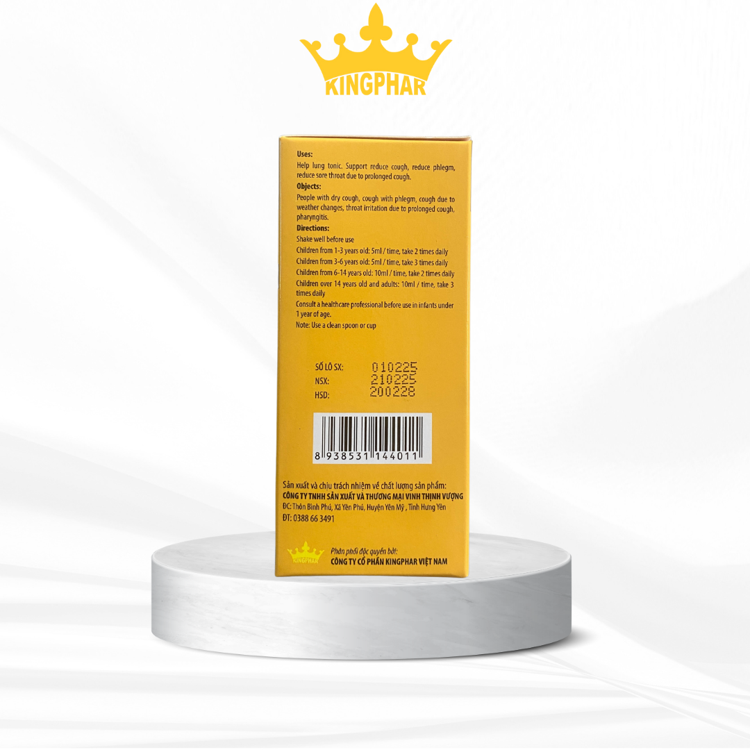 SIRO NHUẬN PHẾ HOÀNG KINGPHAR